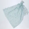 Sarong Molinas à nouer sur le côté, motif floral bleu Sarong Molinas à nouer sur le côté, motif floral bleu