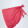 Sarong Molinas à nouer sur le côté, vichy rouge Sarong Molinas à nouer sur le côté, vichy rouge