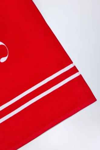 Serviette de plage Toalla Logo en rouge vif
