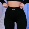 Short de cycliste côtelé noir Short de cycliste côtelé noir