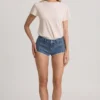 Short taille basse Lanori bleu moyen Short taille basse Lanori bleu moyen