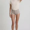 Short taille basse Lanori en écru Short taille basse Lanori en écru