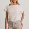 Short taille basse Lanori en écru Short taille basse Lanori en écru