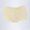 Short taille moyenne Cerreto à rayures jaune citron Short taille moyenne Cerreto à rayures jaune citron