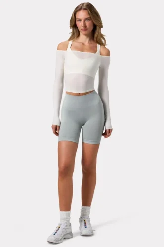 Shorts de cycliste sans coutures Super Sculpt en gris