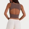 Shorts en jersey brossé avec taille élastiquée, couleur écru Shorts en jersey brossé avec taille élastiquée, couleur écru
