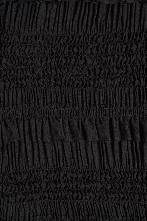 Shorts Orla à volants et taille mi-haute, noir Shorts Orla à volants et taille mi-haute, noir