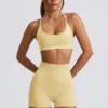 Shorts sans coutures Super Sculpt, couleur Butter Yellow Shorts sans coutures Super Sculpt, couleur Butter Yellow