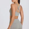 Shorts sans coutures Super Sculpt en gris chiné Shorts sans coutures Super Sculpt en gris chiné