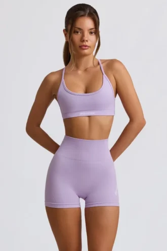 Shorts sans coutures Super Sculpt en lilas tendre