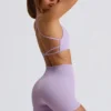 Shorts sans coutures Super Sculpt en lilas tendre Shorts sans coutures Super Sculpt en lilas tendre