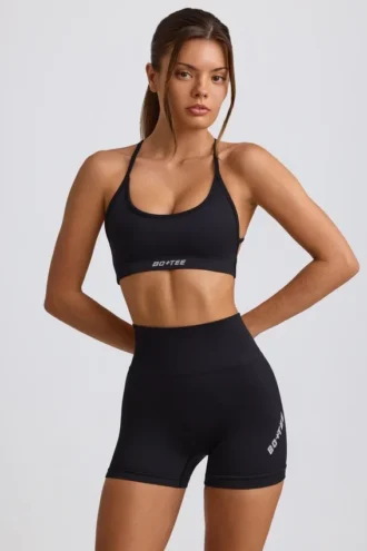 Shorts sans coutures Super Sculpt en noir