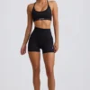 Shorts sans coutures Super Sculpt en noir Shorts sans coutures Super Sculpt en noir
