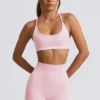 Shorts sans coutures Super Sculpt en rose poudré Shorts sans coutures Super Sculpt en rose poudré