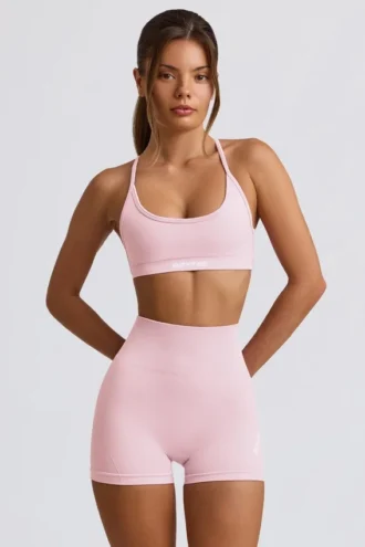 Shorts sans coutures Super Sculpt en rose poudré