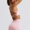 Shorts sans coutures Super Sculpt en rose poudré Shorts sans coutures Super Sculpt en rose poudré