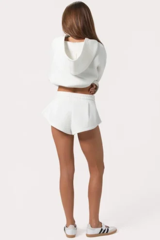Shorts taille moyenne couleur Milk Shorts taille moyenne couleur Milk