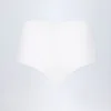Shorty taille basse Sabrine en jersey fluide, blanc Shorty taille basse Sabrine en jersey fluide, blanc