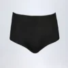 Shorty taille basse Sabrine en jersey moulant noir