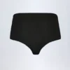Shorty taille basse Sabrine en jersey moulant noir