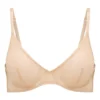 Soutien-gorge à armatures en maille douce à simple épaisseur Intimates, couleur beige Soutien-gorge à armatures en maille douce à simple épaisseur Intimates, couleur beige