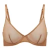 Soutien-gorge à armatures Intimates en maille douce à simple épaisseur, couleur amande Soutien-gorge à armatures Intimates en maille douce à simple épaisseur, couleur amande