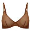 Soutien-gorge à armatures Intimates Soft Mesh à simple épaisseur, couleur marron Soutien-gorge à armatures Intimates Soft Mesh à simple épaisseur, couleur marron