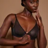 Soutien-gorge à armatures Intimates Soft Mesh à simple épaisseur, noir Soutien-gorge à armatures Intimates Soft Mesh à simple épaisseur, noir