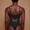 Soutien-gorge bandeau en maille douce Intimates, noir Soutien-gorge bandeau en maille douce Intimates, noir