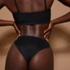 Soutien-gorge bandeau en maille douce Intimates, noir Soutien-gorge bandeau en maille douce Intimates, noir