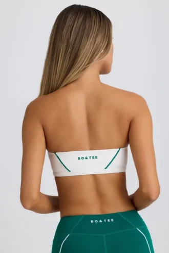 Soutien-gorge de sport bandeau Soft Active en blanc