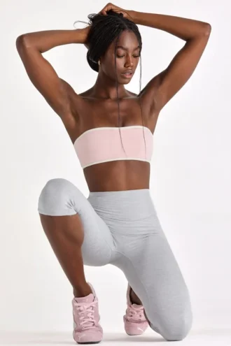 Soutien-gorge de sport bandeau Soft Active en Blush Marl
