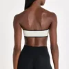 Soutien-gorge de sport bandeau Soft Active en ivoire Soutien-gorge de sport bandeau Soft Active en ivoire