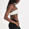 Soutien-gorge de sport bandeau Soft Active en ivoire Soutien-gorge de sport bandeau Soft Active en ivoire