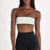 Soutien-gorge de sport bandeau Soft Active en ivoire Soutien-gorge de sport bandeau Soft Active en ivoire
