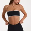 Soutien-gorge de sport bandeau Soft Active en noir Soutien-gorge de sport bandeau Soft Active en noir