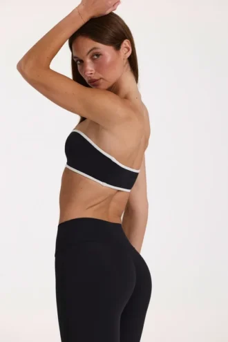 Soutien-gorge de sport bandeau Soft Active en noir