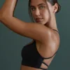 Soutien-gorge de sport à bretelles sans coutures, noir Soutien-gorge de sport à bretelles sans coutures, noir