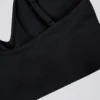 Soutien-gorge de sport à col en V Define Luxe en noir Soutien-gorge de sport à col en V Define Luxe en noir