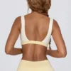 Soutien-gorge de sport contrasté en Lemon Marl Soutien-gorge de sport contrasté en Lemon Marl