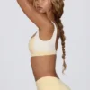 Soutien-gorge de sport contrasté en Lemon Marl Soutien-gorge de sport contrasté en Lemon Marl