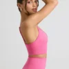 Soutien-gorge de sport Define Luxe à col en V, rose vif Soutien-gorge de sport Define Luxe à col en V, rose vif