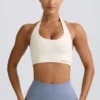 Soutien-gorge de sport Define Luxe à dos nu, blanc Soutien-gorge de sport Define Luxe à dos nu, blanc