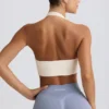 Soutien-gorge de sport Define Luxe à dos nu, blanc Soutien-gorge de sport Define Luxe à dos nu, blanc