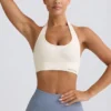 Soutien-gorge de sport Define Luxe à dos nu, blanc Soutien-gorge de sport Define Luxe à dos nu, blanc