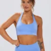 Soutien-gorge de sport Define Luxe à dos nu, bleu clair Soutien-gorge de sport Define Luxe à dos nu, bleu clair