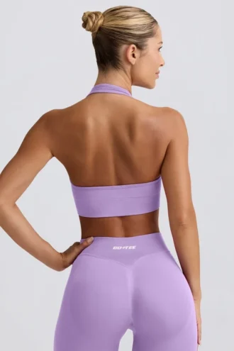 Soutien-gorge de sport Define Luxe à dos nu, couleur lilas