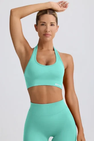 Soutien-gorge de sport Define Luxe à dos nu, couleur menthe