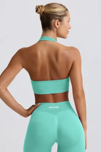 Soutien-gorge de sport Define Luxe à dos nu, couleur menthe