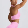 Soutien-gorge de sport Define Luxe à dos nu, rose bubblegum Soutien-gorge de sport Define Luxe à dos nu, rose bubblegum